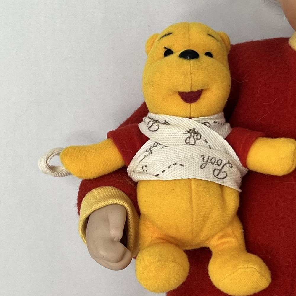 Winnie The Pooh Ashton Drake Cindy McClure Baby Doll w Plush Bear Disney EUC 15" - Picture 4 of 13